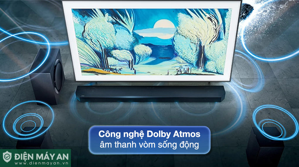 Smart Tivi Khung Tranh The Frame QLED Samsung AI 4K 55 inch QA55LS03F (55LS03F)